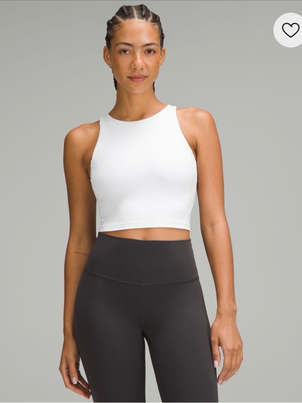 lululemon athletica align high neck tank top size 8